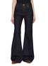 Main View - Click To Enlarge - ZIMMERMANN - Slim Flared Dark Wash Jeans