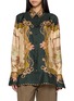 Main View - Click To Enlarge - ZIMMERMANN - Valiant Placement Print Silk Twill Shirt