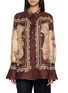 Main View - Click To Enlarge - ZIMMERMANN - Valiant Placement Print Silk Twill Shirt