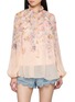 Main View - Click To Enlarge - ZIMMERMANN - Valiant Billow Floral Blouse