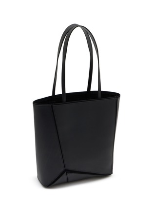 Detail View - Click To Enlarge - DISCORD YOHJI YAMAMOTO - Panel Leather Tote Bag
