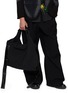 Back View - Click To Enlarge - DISCORD YOHJI YAMAMOTO - Leather Trim Patch Dot Tote Bag