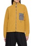 AND WANDER Stand Collar Zip Up Jacket