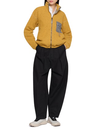 Figure View - Click To Enlarge - AND WANDER - Stand Collar Zip Up Jacket
