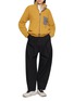 Figure View - Click To Enlarge - AND WANDER - Stand Collar Zip Up Jacket