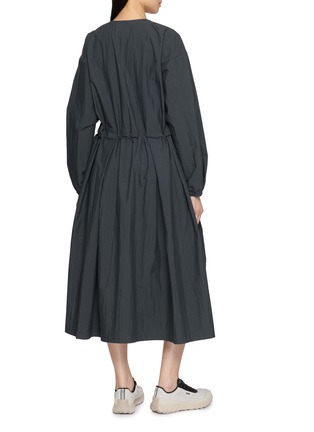 Back View - Click To Enlarge - AND WANDER - Tuck Midi Dress