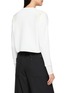 Back View - Click To Enlarge - AND WANDER - PE Waffle Cropped Long Sleeve T-Shirt