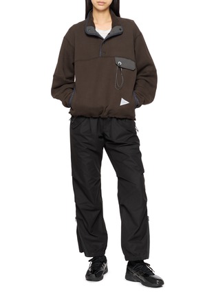 Figure View - Click To Enlarge - AND WANDER - Utility Pocket Sweatshirt