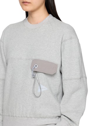  - AND WANDER - Carabiner Clip Pocket Crewneck Sweater