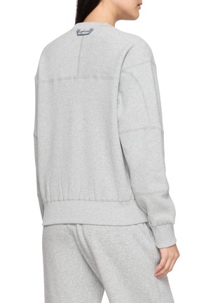 Back View - Click To Enlarge - AND WANDER - Carabiner Clip Pocket Crewneck Sweater
