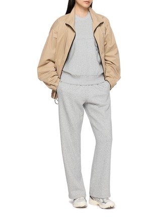 Figure View - Click To Enlarge - AND WANDER - Carabiner Clip Pocket Crewneck Sweater