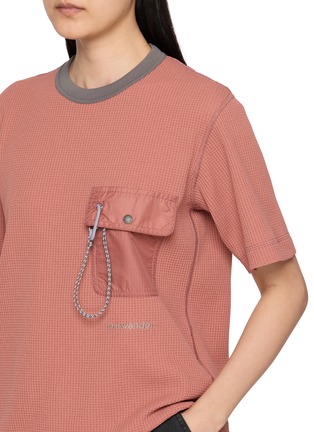  - AND WANDER - PE Waffle Crewneck T-Shirt