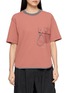 AND WANDER PE Waffle Crewneck T-Shirt