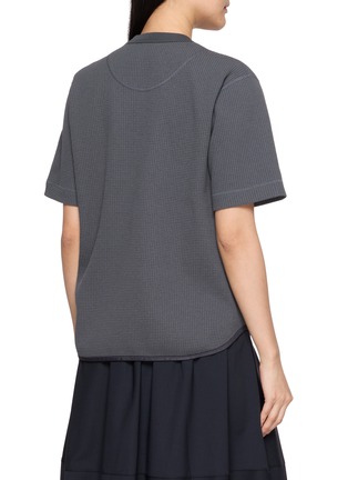 Back View - Click To Enlarge - AND WANDER - PE Waffle Crewneck T-Shirt