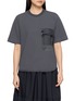 AND WANDER PE Waffle Crewneck T-Shirt