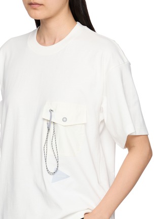  - AND WANDER - Carabiner Clip Heavy Cotton Pocket T-Shirt