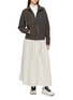 Figure View - Click To Enlarge - AND WANDER - 056 Stand Collar Zip Fleece Jacket