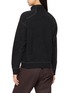 Back View - Click To Enlarge - AND WANDER - 056 Stand Collar Zip Fleece Jacket
