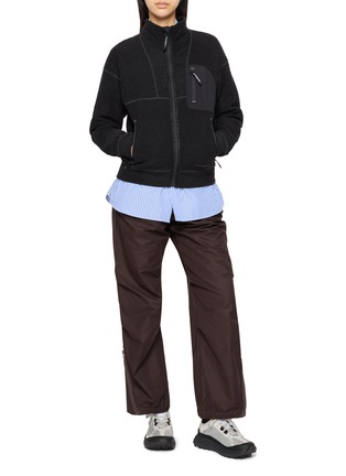 Figure View - Click To Enlarge - AND WANDER - 111 High Count Zip Hem Pants