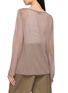 Back View - Click To Enlarge - SWAYING - Floral Jacquard Sheer Knit Top