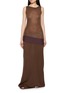 Detail View - Click To Enlarge - SWAYING - Asymmetric Layered Maxi Dress