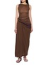 SWAYING Asymmetric Layered Maxi Dress