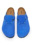 Detail View - Click To Enlarge - BIRKENSTOCK 1774 - x Ader Error Boston Flap Suede Clogs