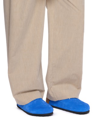 Figure View - Click To Enlarge - BIRKENSTOCK 1774 - X ADERERROR Boston Flap Suede Clogs
