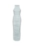 Main View - Click To Enlarge - SKIMS - Cupro Jersey Long Ruched Dress