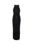 Main View - Click To Enlarge - SKIMS - Cupro Jersey Long Ruched Dress