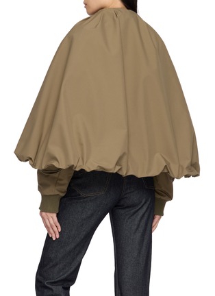 Back View - Click To Enlarge - BALENCIAGA - Bomber Cape Jacket