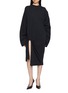 BALENCIAGA Tucked In Cotton Midi Dress