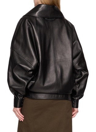 Back View - Click To Enlarge - BALENCIAGA - High Collar Bomber Jacket