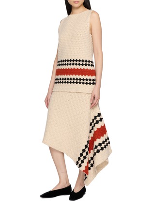 Figure View - Click To Enlarge - SWAYING - Hand Crochet Lace Wool Tank Top