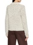 Back View - Click To Enlarge - SWAYING - Peter Pan Collar Open Knit Cardigan