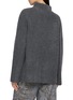 Back View - Click To Enlarge - SWAYING - Tonal Pattern High Neck  Cashmere Wool Knit Top