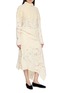 Figure View - Click To Enlarge - SWAYING - High Neck  Panelled  Cable Knit Sweater