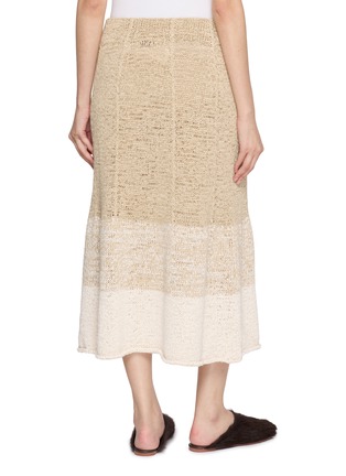 Back View - Click To Enlarge - SWAYING - Gradient Knit Midi Skirt