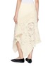 Back View - Click To Enlarge - SWAYING - Irregular Lace Pattern Knit Skirt