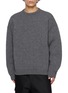 BALENCIAGA Arm Tab Wool Knit Sweater