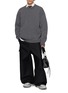 Figure View - Click To Enlarge - BALENCIAGA - Arm Tab Wool Knit Sweater