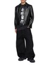 Figure View - Click To Enlarge - BALENCIAGA - Ransom Message Cotton T-Shirt
