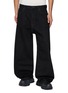 BALENCIAGA Curved Leg Dark Wash Denim Jeans