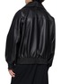 Back View - Click To Enlarge - BALENCIAGA - High Collar Leather Jacket