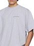  - BALENCIAGA - Oversized Gradient Logo Cotton T-Shirt