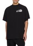 BALENCIAGA Silver Tape Logo Cotton T-Shirt