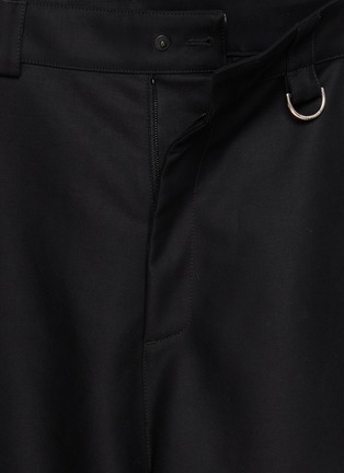  - BALENCIAGA - Wide Leg Double Cotton Gabardine Workwear Pants