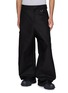 BALENCIAGA Wide Leg Double Cotton Gabardine Workwear Pants
