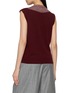 Back View - Click To Enlarge - MAISON MARGIELA - Layered Neckline Knit Vest
