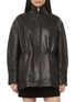 Main View - Click To Enlarge - ARMA - Alia Funnel Neck Leather Jacket